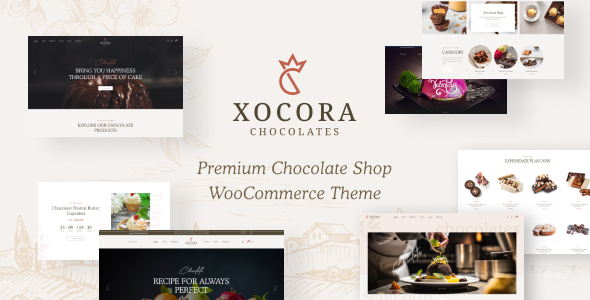 Xocora – Food Bakery WooCommerce WordPress Theme