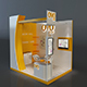 Booth Exhibition Stand a654d - 3DOcean Item for Sale