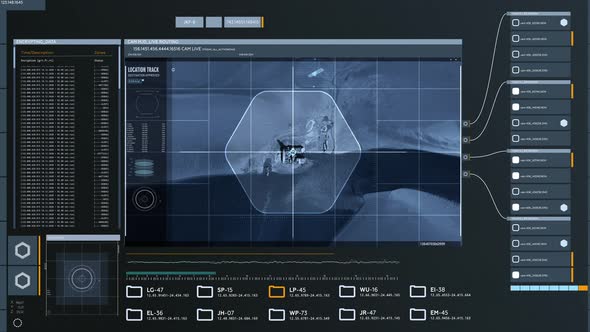 Surveillance Over German Oil Platform In Real Time In Advanced Computer Software alt