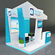Booth Exhibition Stand a659c - 3DOcean Item for Sale
