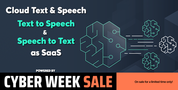 Cloud Text & Speech - Ultimate Text to Speech and Speech to Text as SaaS