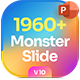 Monster Slides Premium PowerPoint Presentation Template - GraphicRiver Item for Sale