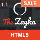 The Zayka - Multipurpose Restaurant & Cafe HTML5 Template - ThemeForest Item for Sale
