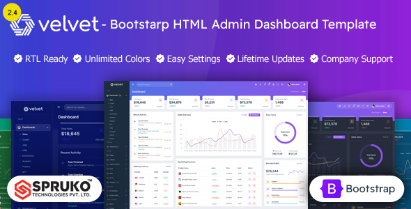 Velvet - Bootstrap Admin & Dashboard HTML Template
