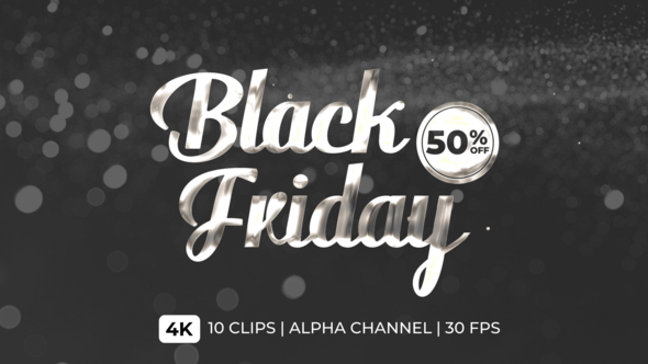 Black Friday Text Animation alt