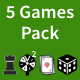 HTML5 Games Pack of 5 - CodeCanyon Item for Sale
