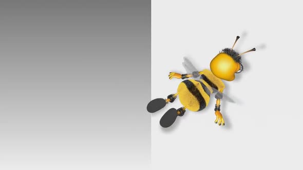 Happy 3D Bee - Billboard Show 2