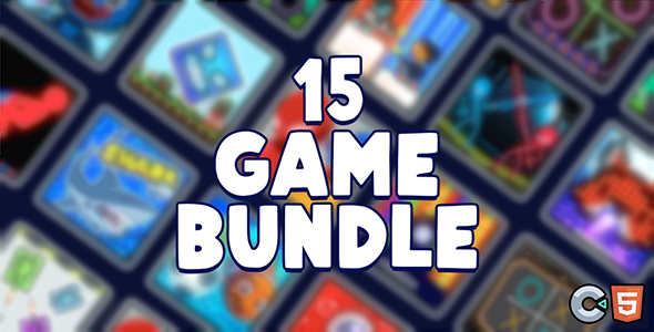 15 HTML5 GAMES BUNDLE (Construct 3 - HTML5)
