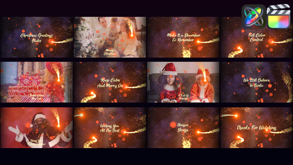 Christmas Greetings Titles for FCPX alt