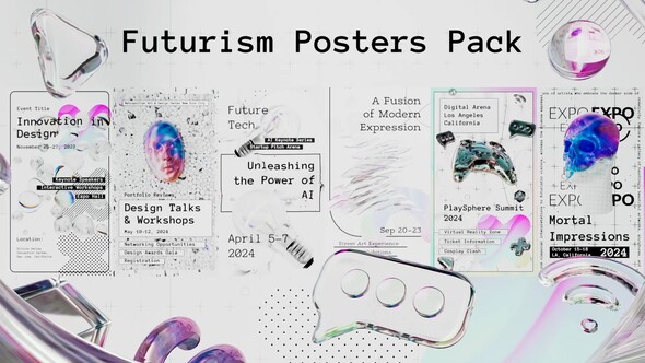 Futuristism Poster Pack