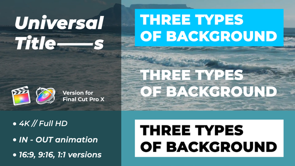 Universal Titles | Final Cut Pro X