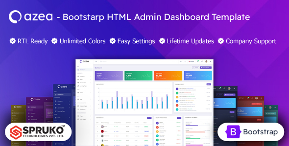 Azea – Bootstrap5 Admin Dashboard HTML Template