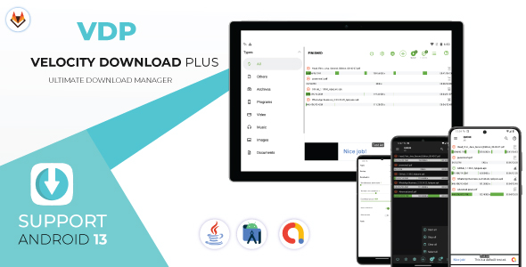 Velocity Download Plus (VDP)  - Ultimate Download Manager