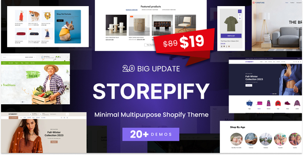 Storepify - Minimal Multipurpose Shopify Theme OS 2.0