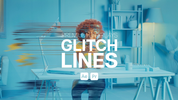 Premium Overlays Glitch Lines alt