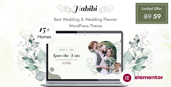 Habibi - Wedding & Wedding Planner WordPress Theme
