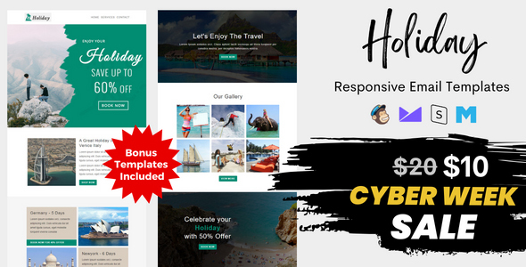 Holiday - Multipurpose Responsive Email Template