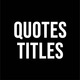 Quotes Titles | MOGRT - VideoHive Item for Sale