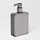 Square pump bottle 3D model - 3DOcean Item for Sale