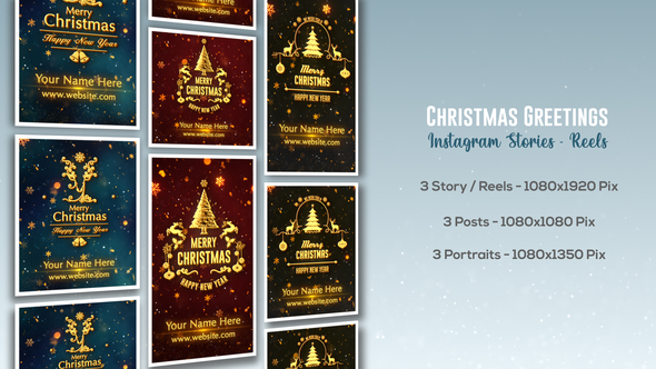 Christmas Greetings - Instagram Stories