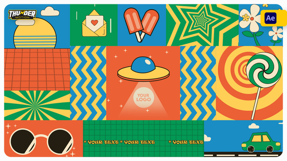 Retro Collage Background alt