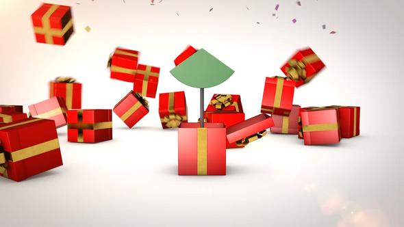 Christmas Gift logo reveal