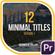 Minimal Smooth Titles V1 - VideoHive Item for Sale