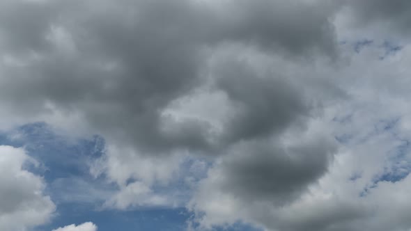 Time lapse clouds sky