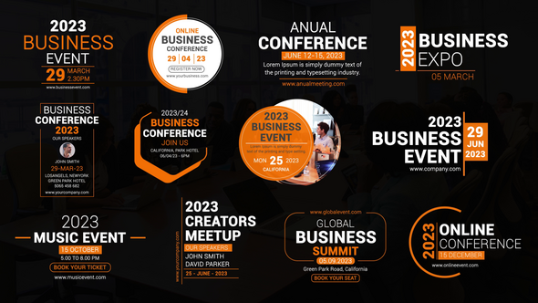 Modern Event Titles alt