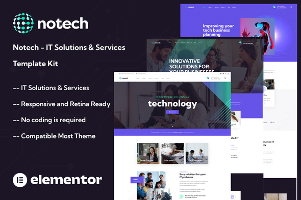 Notech - IT Solutions & Services Template Kit
