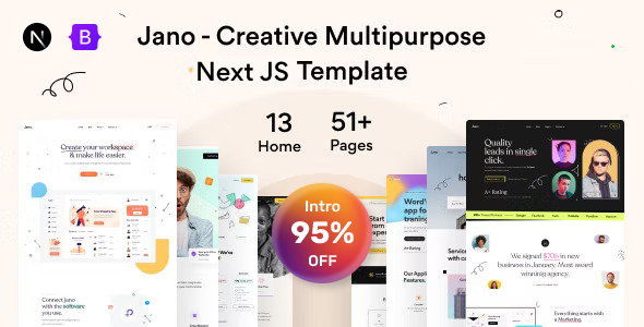 Jano – Multipurpose React NextJs Template