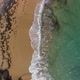 Vertical Overhead Shot of Colora Beach with Crashing Waves in Puerto Rico - VideoHive Item for Sale