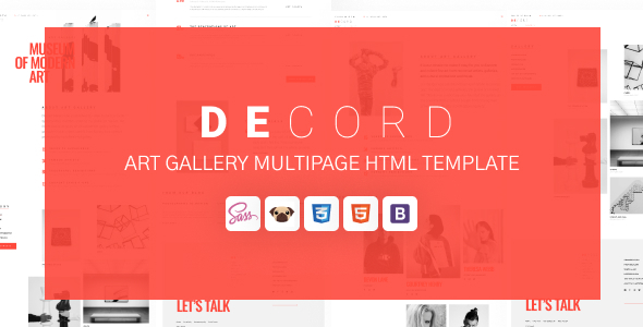 Decord - HTML Art Gallery Template