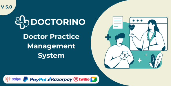 Doctorino - Doctor Practice Management System Laravel