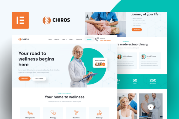 Chiros - Chiropractic Elementor Template Kit