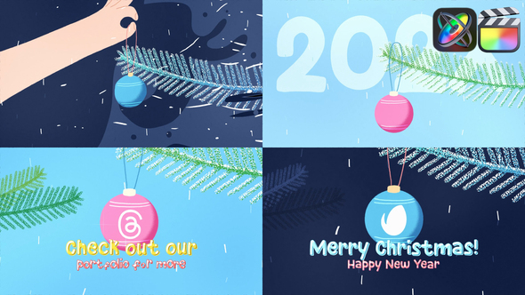 Christmas Tree Ball Logo for FCPX alt