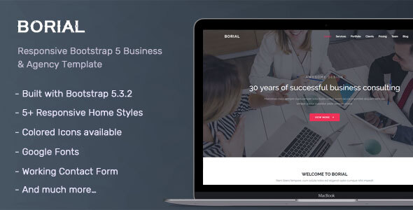 Borial - Business & Agency Template