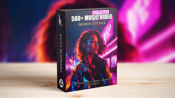 500+ Cinematic Music Video LUTs Bundle