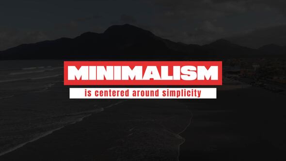 Minimal Text Animation