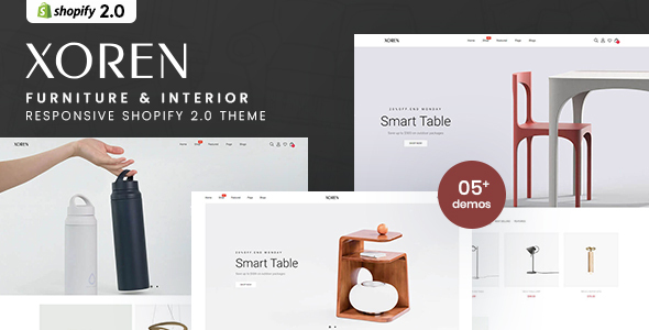 Xoren – Furniture & Interior Responsive Shopify 2.0 Theme