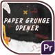 Paper Grunge Opener - VideoHive Item for Sale