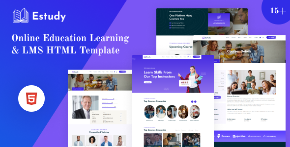 Estudy-Online Education Learning & LMS HTML Template