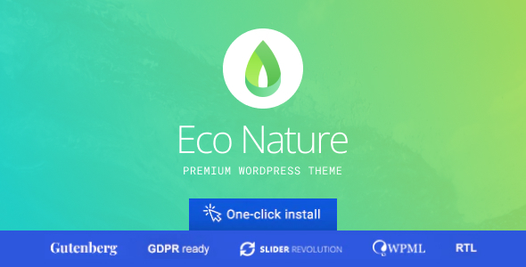 Eco Nature - Environment & Ecology WordPress Theme
