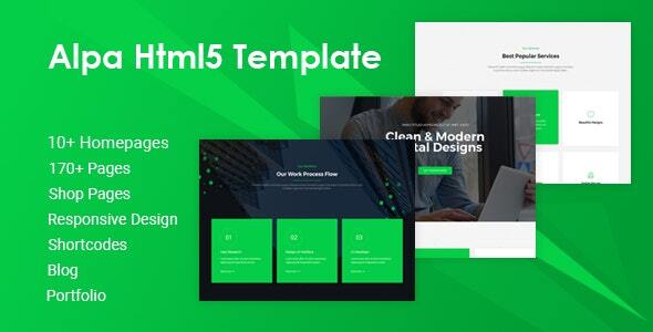 Alpa | Responsive Multipurpose HTML5 Website Template