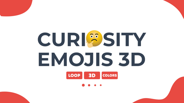 3D Curiosity Emojis