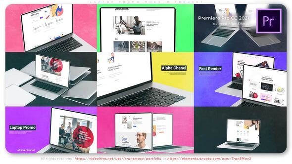 Laptop Promo Mockup Project