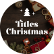 Christmas Titles - VideoHive Item for Sale