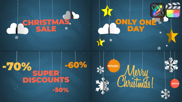 Christmas Sale Promo for FCPX alt
