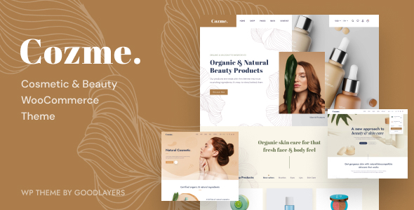 Cozme - Beauty and Cosmetics Shop WordPress