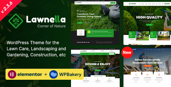 Lawnella - Gardening & Landscaping WordPress Theme